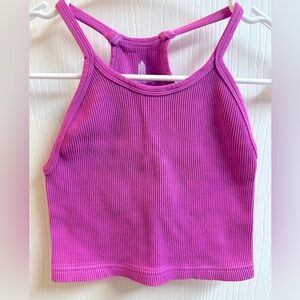 NWOT Happiness Runs Crop Tank